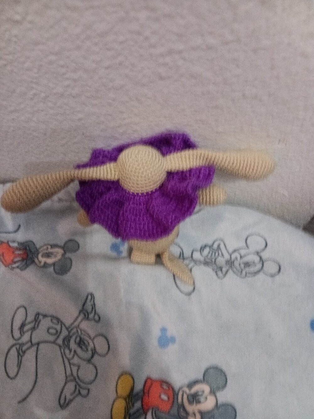 Crocheted Girl Rabbit - Picture 2 of 6